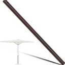 1 Pack 1.5'' Dia Umbrella Replacement Lower Pole, Heavy Steel Patio Umbrella Bottom Pole Replacement, 1.7 mm Thickness, No Bullet Buckle Outdoor