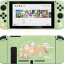 GeekShare Protective Case for Nintendo Switch, Soft TPU Slim Case Cover Compatible with Nintendo Switch Console and Joy Con (Little Parrots) [Video Game]