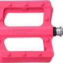 HT Components PA12 Pedals - Platform Aluminum 9/16 Neon Pink