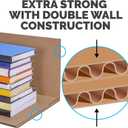 Bankers Box Small Classic Moving Box, 10-Pack, Reinforced Handles, Tape-Free Assembly, 15 x 12 x 10 Inches (7714901)