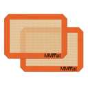 Silicone Baking Mat - Best German Silicone - Non Slip Silicone Baking Sheet, Non Stick Reusable Silicone Mats for Baking, Oven Liner, Counter Mat - 2 Quarter Sheets Baking Mat