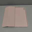 iMieet iPad (A16) Case/iPad 10th Generation Case [11-Inch 2025/10.9 Inch 2022] with Pencil Holder, Trifold Stand Smart Cover with Soft TPU Back,Auto Wake/Sleep(Pink)