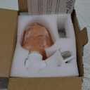 Himalayan Salt Lamp Night Light Plug in, Certificated 360 Degree Rotatable Wall Plug with Extra 2 Replacement Bulbs Bathroom Bedroom Night Light, Pink Crystal Rock Salt Hand Crafted (Natural-1 pack)