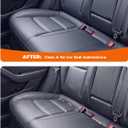 [Upgraded No Dents & Imprints] Car Seat Protector for Child Car Seats, Waterproof TPE BPA-Free Baby Under Carseat Cover with Anti-Slip Design, Universal Fit Sedans, SUVs, Pickups, Minivans
