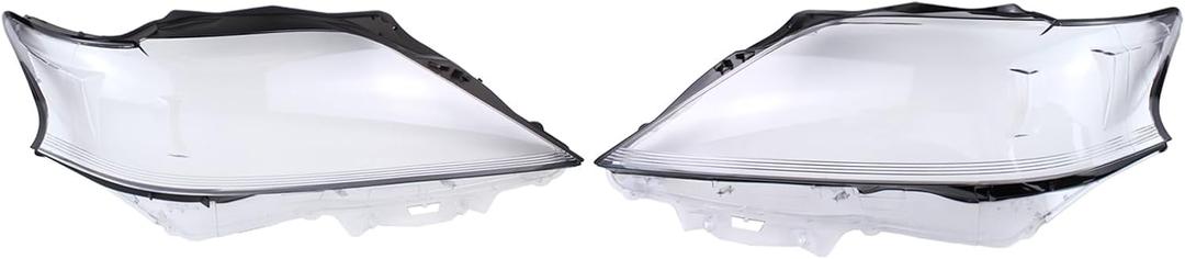 Clear Left and Right Headlight Lens Shell Cover for Lexus RX350 RX450h 2012 2013 2014 2015