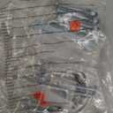 Lyromix Heavy Duty Plastic Trampoline Slide with Support Frame for 8-16FT, Outdoor Plastic Slide for Trampoline, Adjustable Safer Trampoline Ladder for Kids 6+, 220 LBs Capacity, Blue