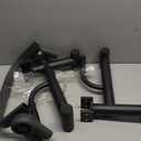 Deadlift Jack Barbell Stand,Barbell Stand for Weight Training 3 PCS, black