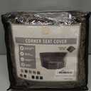 ULTICOR Corner Wedge Seat Cover for L Shape Recliner Couch (Deep Teal)