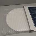 Elfcool Stone Bath Mat Diatomaceous Earth Shower Mat Non Slip Quick Dry Bath Stone Mat Super Absorbent Bathroom Floor Mat for Bathroom Kitchen Counter (Off White)