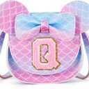 Toddler Purse Gifts for Girls, Little Girl Purse Kids Wallet Crossbody Bag Toys Birthday Gift for Girl (Q, Mermaid Purple)