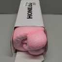 3in1 Reversible Carseat Head Body Support Newborn,3D Minnky Infant Car Seat Insert,Extra Soft Breathable Baby Car Seat Pillow Cushion Boys Girls,fit Stroller,Bouncer,Swing (Pink)