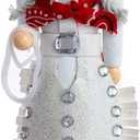 Kurt Adler 6-Inch Hollywood Rhinestone Cowgirl Nutcracker Ornament