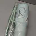 Personalized Monogrammed Tumbler with Handle 40oz, Letter K Tumblers Insulated Coffee Travel Cup, Custom Initial Gift for Women Girls Friends, Monogram Gift for Christmas Birthday Mothers Day