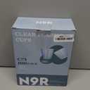 N9R 100PCS 9 oz Clear Plastic Cups for Cold Beverages, Disposable Plastic Cups Tumblers, Heavy Duty Cocktail Cups for Parties, Weedings, Events and Gatherings