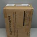 Wisuce Bamboo Under Bed Storage Containers- Underbed Organizer with Wheels with Large Dust Bag,Sturdy Wood Rolling Under the Bed Shoe Storage Organizer Drawer 2 Packs (Black, Long)