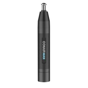 ConairMan Nose Hair Trimmer for Men, For Nose, Ear, and Eyebrows, Patent 360 Bevel Blade for No Pull, No Snag Trimming Experience, Cordless Lithium-Powered Trimmer with Drawstring Bag (1 Count (Pack of 1))