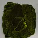 Velvet Throw Pillow Cover Soft Decorative Luxurious Solid Square Cushion Case for Sofa Couch Bedroom Farmhouse,Pack of 2, 18 x 18 Inches, Olive Green