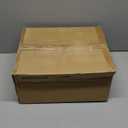 20'' Farmhouse Semi Flush Mount Ceiling Light, 4-Light Rustic Hallway Entryway Light Fixtures, Metal Wood Grain Finish Close to Ceiling Lights for Kitchen Dining Room Bedroom Living Room Foyer (Brown)