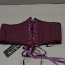 Scarlet Darkness Women's Corset Belt Renaissance Corset Lace Up Underbust Boned Waist Belts, 8