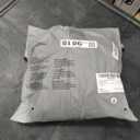 OYOANGLE Men's Skirt Pants Loose Wide Leg Asymmetrical Pleated Japanese Harajuku Kimono Trousers Black, Medium