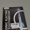 Sonic Electric Toothbrush for Adults and Kids, Comes with 10 Brush Heads & Travel Case, 5 Modes with 2 Minutes Built in Smart Timer, One Charge for 90 Days, 42,000 VPM Motor (Blue and White)