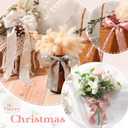 Suncalla 30 Yards Shimmery Chiffon Silk Ribbons for Xmas Tree Decoration Wedding Decor Invitations Bridal Flower Bouquets Gift Wrapping DIY Crafts(Multicolor)