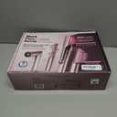 Shark FlexFusion Hair Straightener & Powerful Hair Dryer with Fusion Hair Brush, Ceramic Air Styler with Auto-Wrap Curlers & Concentrator, Ceramic Plates, Cosmic Blush HD641S