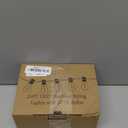 Brightever Outdoor String Lights, 25FT Patio Lights with 13 ST38 LED Edison Bulbs (1 Spare), Waterproof Connectable String Lights for Outside, Dimmable Hanging Light for Backyard Porch Decor, Black (25FT-Warm White)