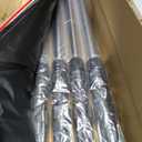 10FT Dust Barrier Poles, 4 Pack Spring Retractable Zipper Wall Poles for Dust Barrier System with 2 Heavy-Duty Zippers & Plastic Film, for Interior Decoration, Remodeling & Isolation Work