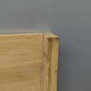 Large Bamboo Pastry Board 24 x 20 inch - Reversible Over the Counter Cutting Board with Lip for Bread, Rolling Dough and Pastries