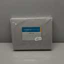 Comfort Spaces CS20-0121 Ultra Soft Hypoallergenic Microfiber 6 Piece Set, Wrinkle Fade Resistant Sheets with Pillow Cases Bedding, Queen, Light Gray