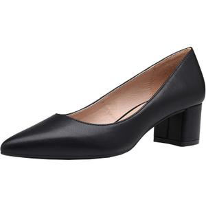 DREAM PAIRS Womens Chunky Low Block Heels Closed Toe Dress Pumps Shoes (6.5)