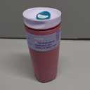 Owala SmoothSip Slider Insulated Stainless Steel Coffee Tumbler, Reusable Iced Coffee Cup, Hot Coffee Travel Mug, BPA Free 20 oz, Purple/Pink (Crochet Queen) | Insulated, Reusable, Iced Coffee Cup, BPA Free, Crochet Queen