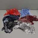 Geyoga 6 Pcs Chemo Headwear for Women Pre-Tied Head Scarves Turban Beanie Caps Cancer Head Wrap Headscarf for Yoga Running