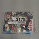 DoDoBeads 85 Pcs Junk Socks Charms Kit, Black and Red Charms for Socks, Brooches and Pins for Women, ShoeCharms with Bows, Sneakers DIY Kit with Pearls Rhinestones Chains