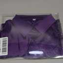 siliteelon Womens Stain Shield Dress Shirts Wrinkle Free Short Sleeve Solid Tops Blouses Button Down Shirts, Size M