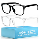 livho High Tech Blue Light Glasses - Advanced 99% Blue Light Blocking Computer Glasses - Anti Eyestrain & UV Glare Protection
