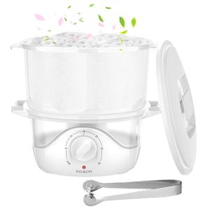 TASALON White Hot Towel Steamer for Facials, 5-Min Quick Heating Towel Warmer Machine, Portable Spa Salon Equipment with Aromatherapy for Massage