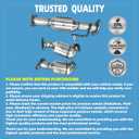 3PCS Catalytic Converter for Buick Enclave Chevy Traverse 2009-2017 3.6L | GMC Acadia 2009-2017, Saturn Outlook 2009-2010 3.6L V6 Catalytic Convertor Automotive Replacement EPA Compliant