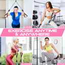 RENRANRING Resistance Bands for Working Out, 150LBS Exercise Bands, Workout Bands, Resistance Bands Set with Handles for Men Women, Legs Ankle Straps