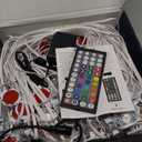 FBZ 150FT Permanent Outdoor RGB Lights - IP67 Waterproof with Smart App Control Remote,DIY Scene Modes, Music Synchronization,Eaves Lights for Garden Decor,Deck,Christmas