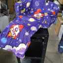 Foldable Kids Sofa,2-in-1 Flip Out Kids Couch, Convertible Sofa to Lounger for Boys Girls, Comfy Toddler Couch for Bedroom Nursery, Astronaut