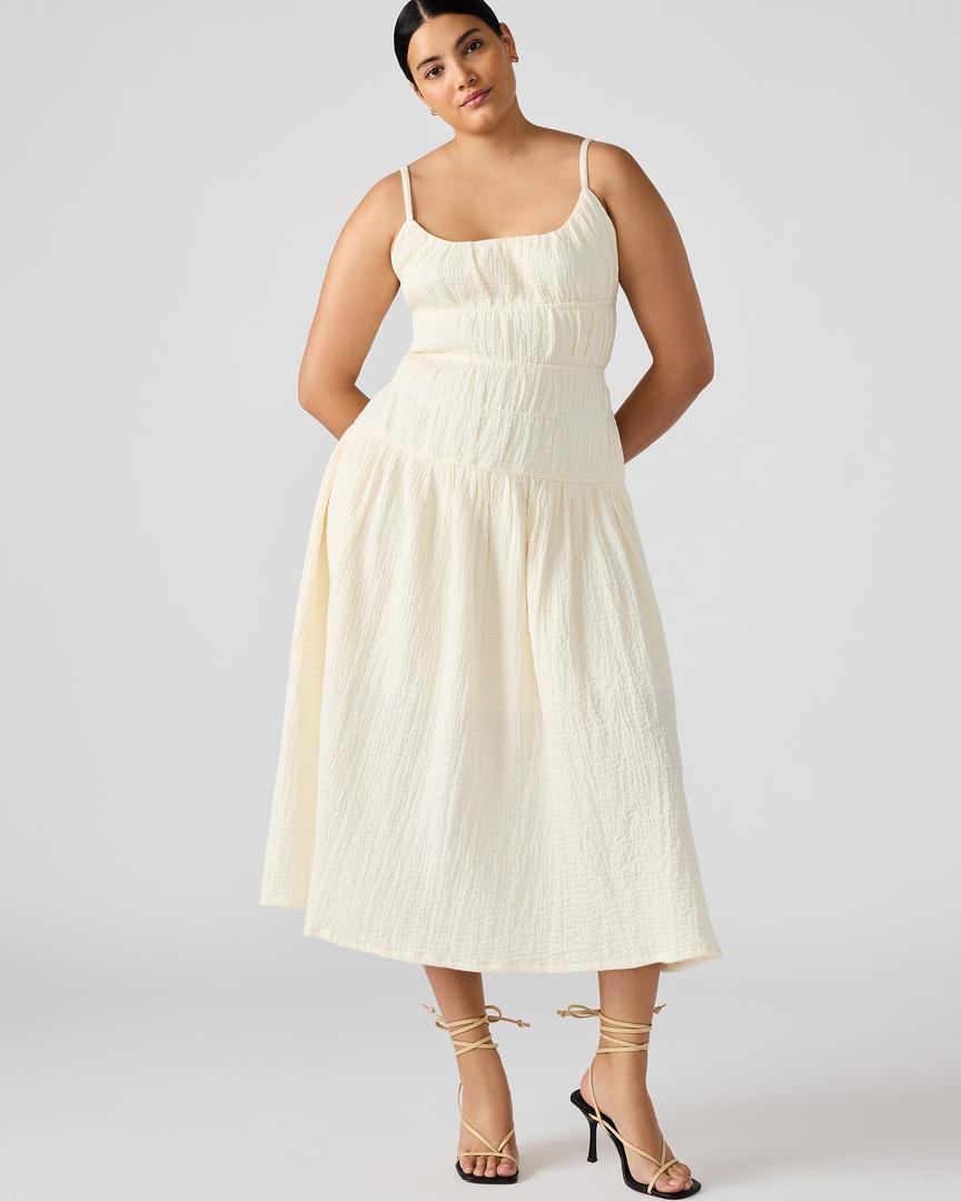 TOBY DRESS IVORY XL