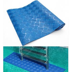 3 x Blue Wave Swimming Pool Ladder Pad - Non-Slip Designed for Above Ground Pool Liner Protection - Step Mat (36 * 9 Inch)
