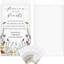 Fumete 120 Pack Wildflower Seed Packets Bulk Memorial Day Wildflower Coin Envelopes Kraft Small Celebration of Life Funeral Favors for Guests Loss of Loved One Veterans Day Gift, 3.9 x 2.4 Inch