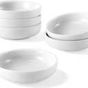 6 PACK Ceramic Dipping Bowls, 3.3 oz Small White Soy Sauce Dish, White Ceramic Seasoning Dishes, Side Dish Bowls for Condiment Sushi Appetizer Seasoning