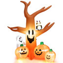 8.0-ft Freestanding Lighted Happy Halloween Inflatable