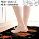 Set of 2 Kitchen Rugs - 17"x47"+17"x30" Kitchen Mats for Floor Washable Non Slip Front Door Mat Floor Rug for Home Kitchen Decorations, Sink, Office, Laundry (Lily)