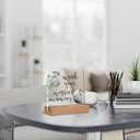 Funny Bathroom Signs, Wash Your Worries Away Funny Bathroom Acrylic Plaque Sign for Guest Restroom Laundry Room Desk Tabletop Decor, 4x4 Inch