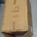 Emliviar Exterior 3-Light E12 Base Post Lamp Outdoor Light Fixture for Walkway, 30.8" Vintage Lamp Post Outdoor Lighting, Matte Black with Water Ripple Glass Shade, XE304P BK-SW